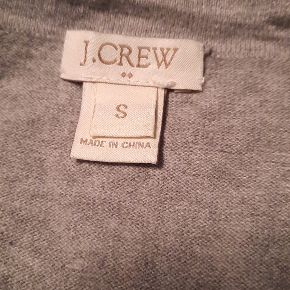 J. Crew Vneck striped long sleeve - Picture 6 of 6